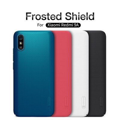 Пластиковый чехол с подставкой Nillkin Super Frosted Shield Черный для Xiaomi Redmi 9i(5)