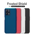 Пластиковый чехол с подставкой Nillkin Super Frosted Shield Черный для Realme 9 Pro(#5)