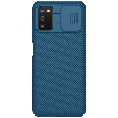 Чехол-накладка Nillkin CamShield Синяя для Samsung Galaxy A03s(1)