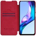 Кожаный чехол Nillkin Qin Leather Case Красный для Xiaomi Redmi 10 / Redmi 10 2022(#3)